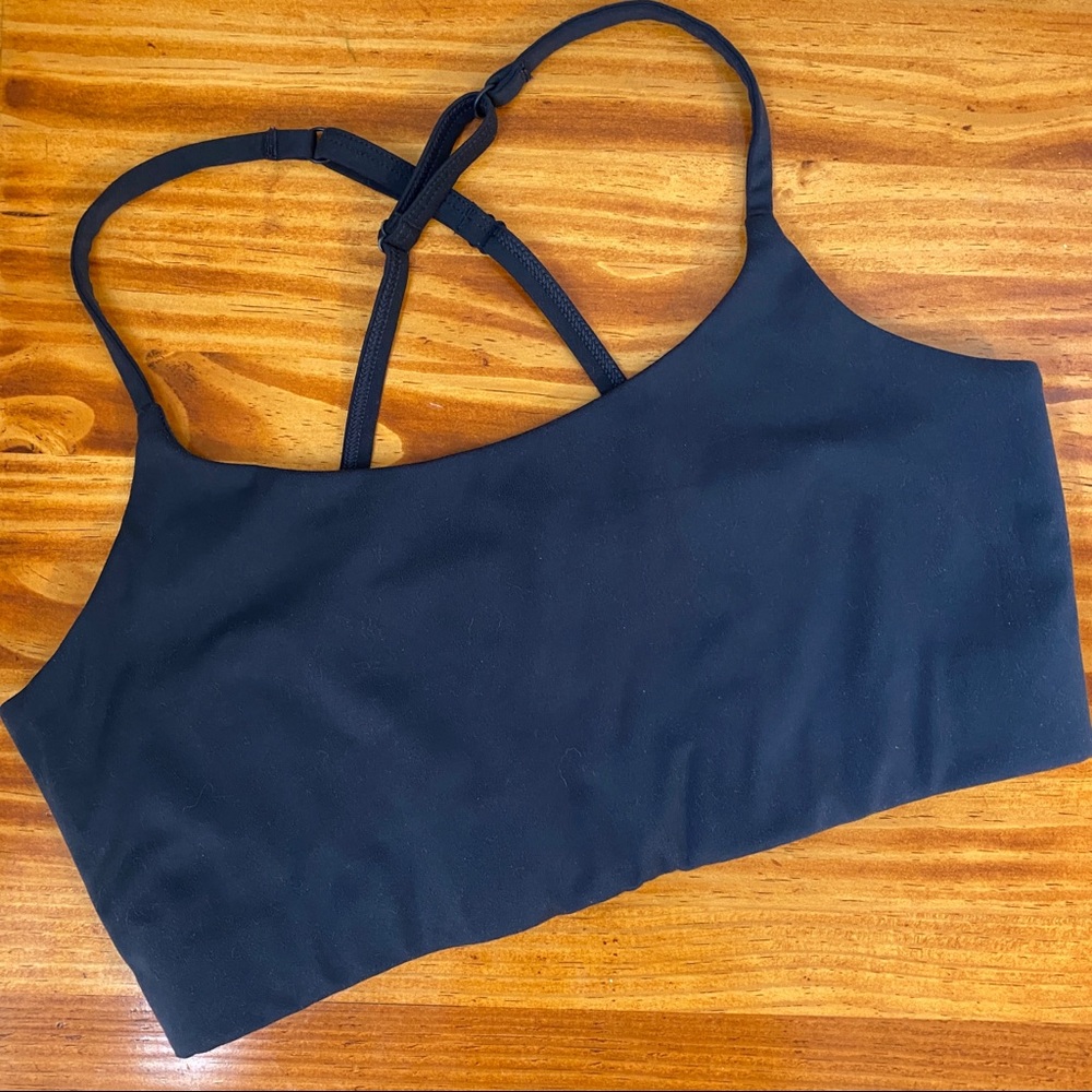 Girlfriend Collective Navy Juliette Bra